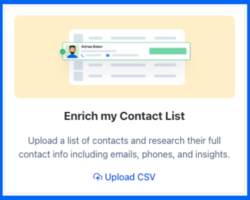 Enrich my Contact List