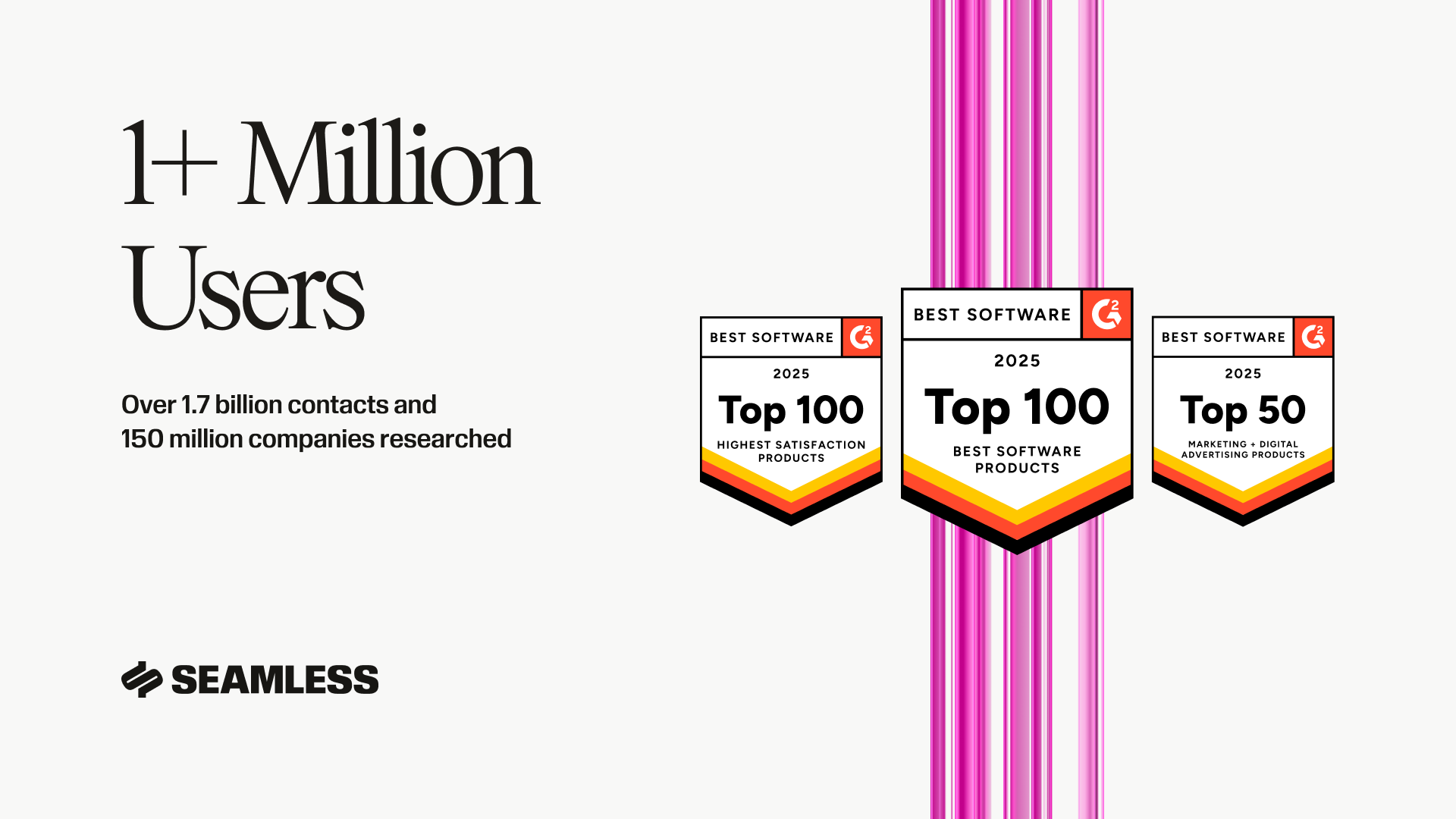 Seamless G2 2025 Ratings